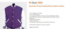 Authentic Leather Letterman’s Jacket