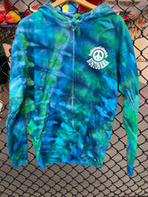 Tie Dye Zip Up Sweatshirt