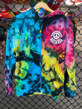 Tie Dye Zip Up Sweatshirt