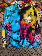 Tie Dye Zip Up Sweatshirt