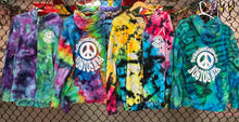 Tie Dye Zip Up Sweatshirt