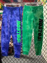 Tie Dye Sweatpants - Purple and Green