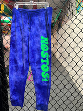 Tie Dye Sweatpants - Purple and Green